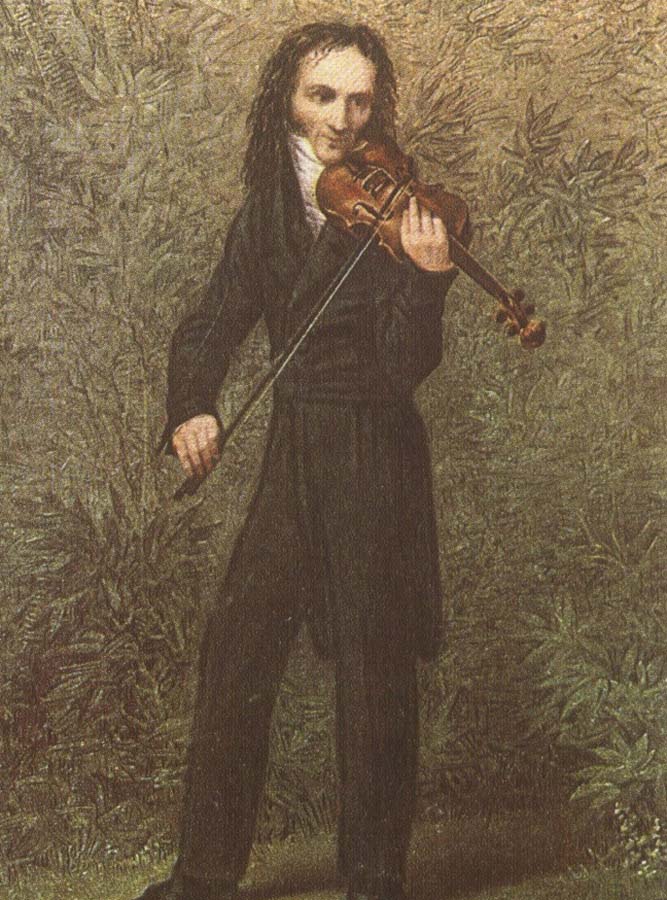 the legendary violinist niccolo paganini in spired composers and performers